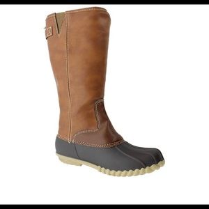 Tall duck boots